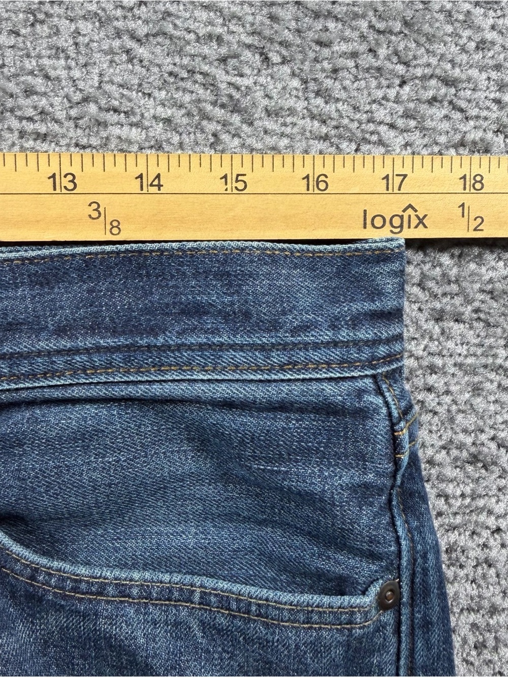 J Crew 770 Jeans 32x30 Fits 34x30 Mens Sutton Wash 37875 Whiskering Distressed - Picture 6 of 9